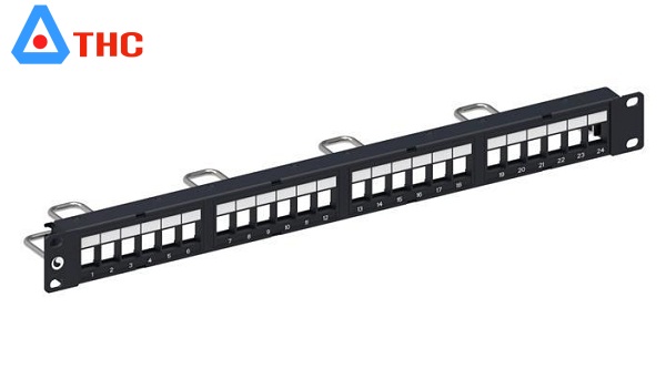 Patch panel 24 cổng Cat6  SL, DDM, 24 cổng, 1U, P/N: 760237040